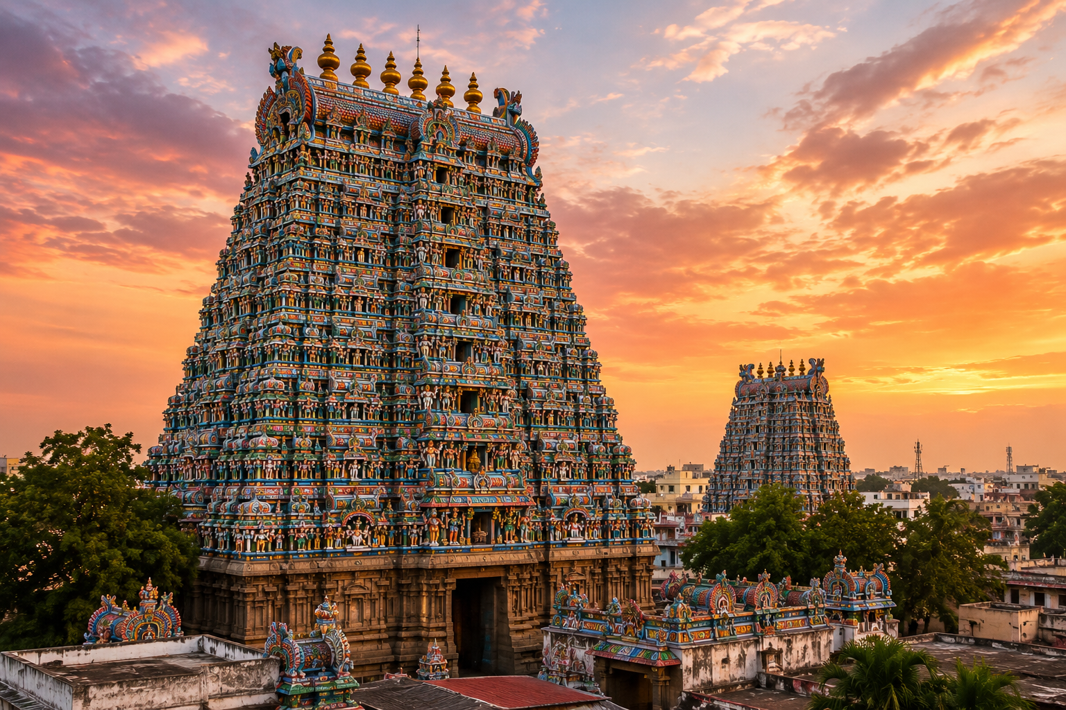 Madurai Temple South India